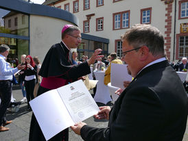 Diakonenweihe im Fuldaer Dom (Foto: Karl-Franz Thiede)